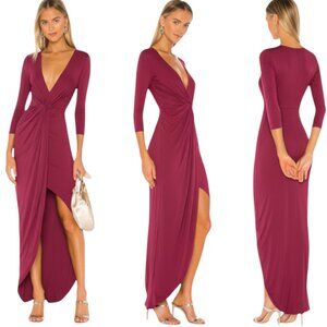 Lovers + Friends Sundance Maxi Dress Raspberry Size S NWT